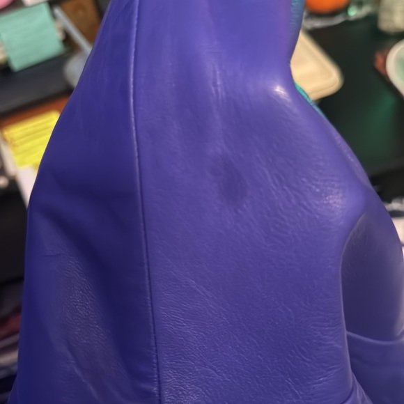 BOULEE Vegan Leather Hailey Mini Dress — Midnight - Picture 8 of 8